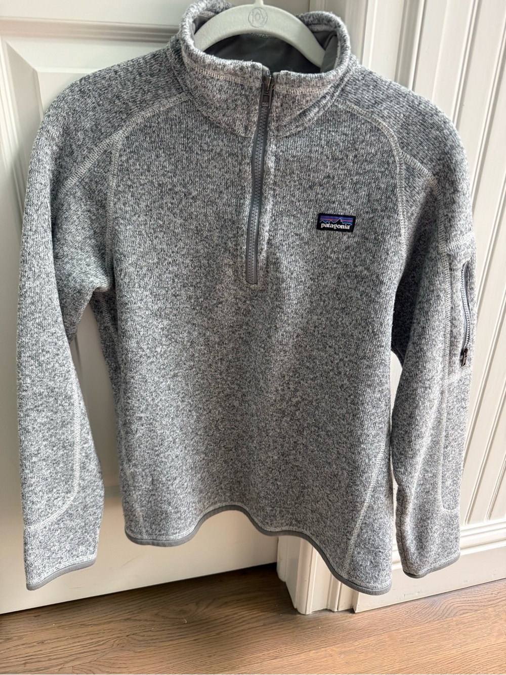 Patagonia Gray Half-Zip Fleece Pullover
